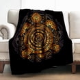 thumbnail image 1 of Sea Turtle Blanket Gifts for Women Girls Boys Decor for Home Bedroom Living Room Chair Couch, Warm Soft Cozy Fuzzy Lightweight Throw Plush Blankets Brown Twin 60"x80", 1 of 5
