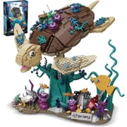 Sea Turtle Building Set, 1271PCS Ocean Dream Reef Collection Set Compatible with Lego Turtle Toy, Unterwater Ocean Animal Building Block Gifts for Kids, Adults and Teens 14+