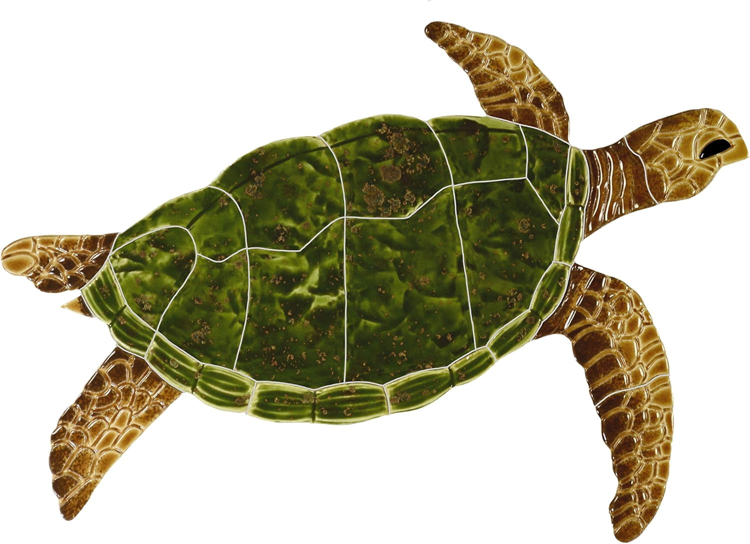 Top 10 Custom Mosaics, Inc. Sea Turtle Porcelain Swimming Pool Mosaic 11 X11 With Shadow Blue Top 10 Custom Mosaics, Inc. Sea Turtle Porcelain Swimming Pool Mosaic 11 X11 With Shadow Blue