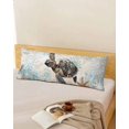 thumbnail image 1 of Sea Turtle Coastal Body Pillow Covers, Nautical Summer Beach Starfish Soft Breathable Throw Pillow Cases with Invisible Zipper, Decorative Pillowcase Pillows Protectors for Sofa Bed Couchair 20"x54", 1 of 9