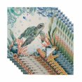 thumbnail image 1 of Sea Turtle Coastal Cloth Napkins, Summer Nautical Starfish Coral Beige Washable and Reusable Dinner Napkins Set of 8, Table Napkin for Kitchen Party Birthday Wedding Hotel Housewarming 20"x20", 1 of 9