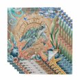 thumbnail image 1 of Sea Turtle Coastal Cloth Napkins, Summer Nautical Starfish Coral Brown Anchor Washable and Reusable Dinner Napkins Set of 6, Table Napkin for Kitchen Party Birthday Wedding Hotel Housewarming 20"x20", 1 of 9