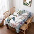 thumbnail image 1 of Sea Turtle Coastal Table Cloth Waterproof Tablecloths, Summer Beach Coral Ocean Seagrass Tablecloth Dining Table Cover for Kitchen Party Tabletop Outdoor, Rectangle Tablecloth 60x84 Inch, 1 of 9