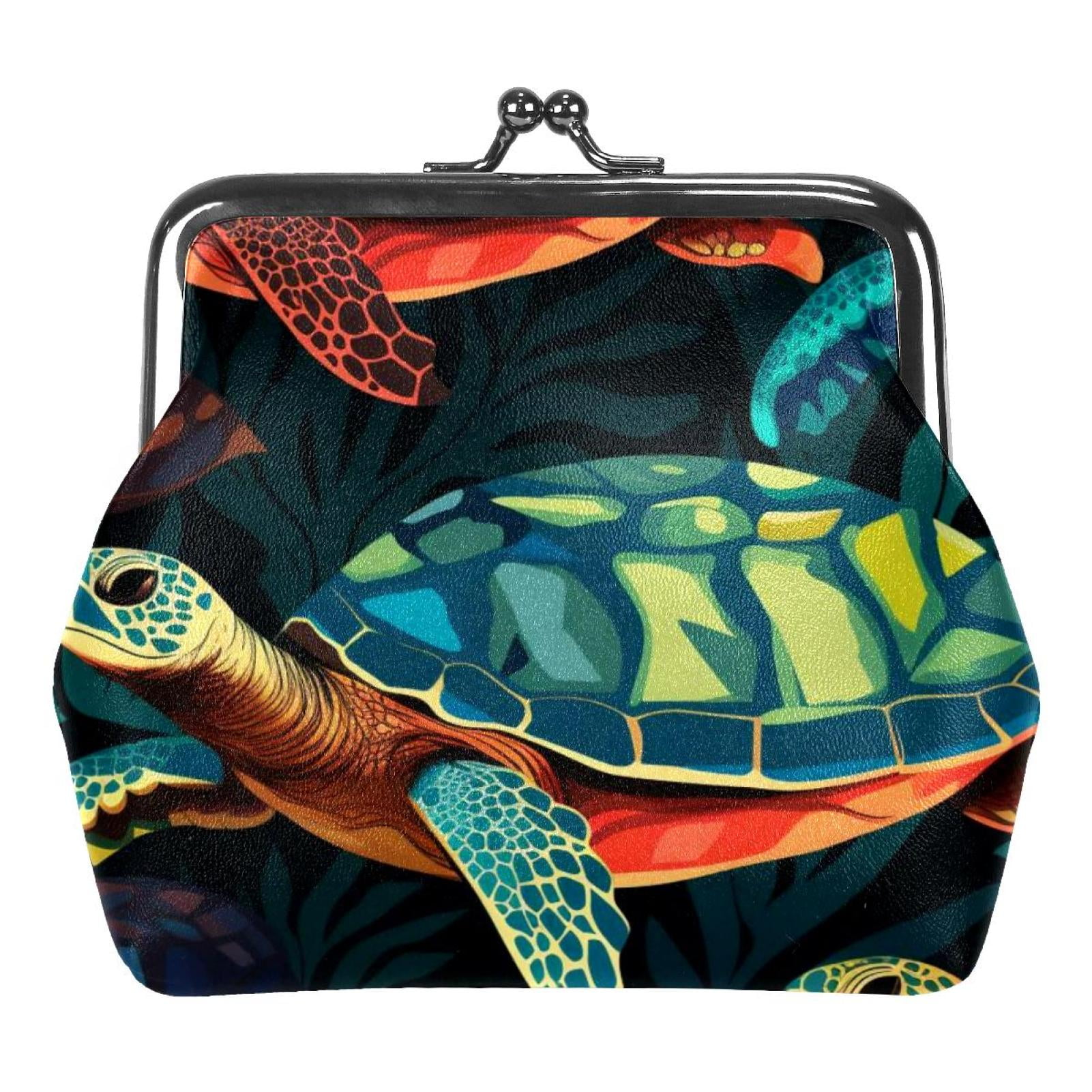 Sea Turtle Coin Purse, Kiss Lock Coin Purse, Large Capacity Coin Pouch, Change  Purse Cute Car Coin Holder for Women - Walmart.com