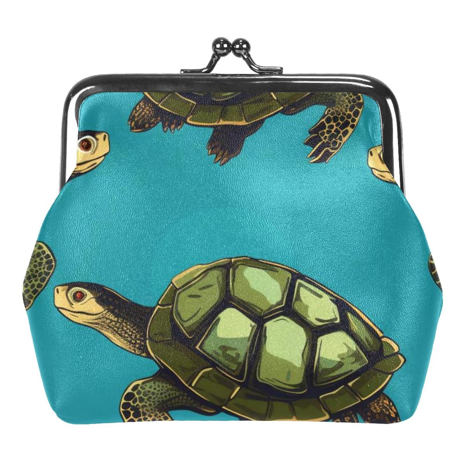 Sea Turtle Coin Purse Wallet Bag Change Pouch Gifts for Women Kids