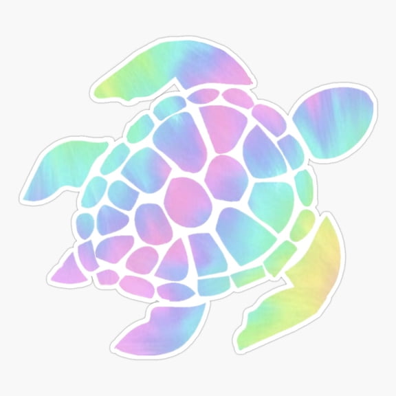 Sea Turtle Cute Animal Everyday Decor Art Vinyl Sticker