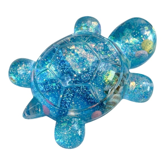 Sea Turtle Decor Turtle Gifts For Women Glitter Acrylic Decor Dreamy Quicksand Turtle Figurines Beach Decor For Bathroom Tiny Turtles