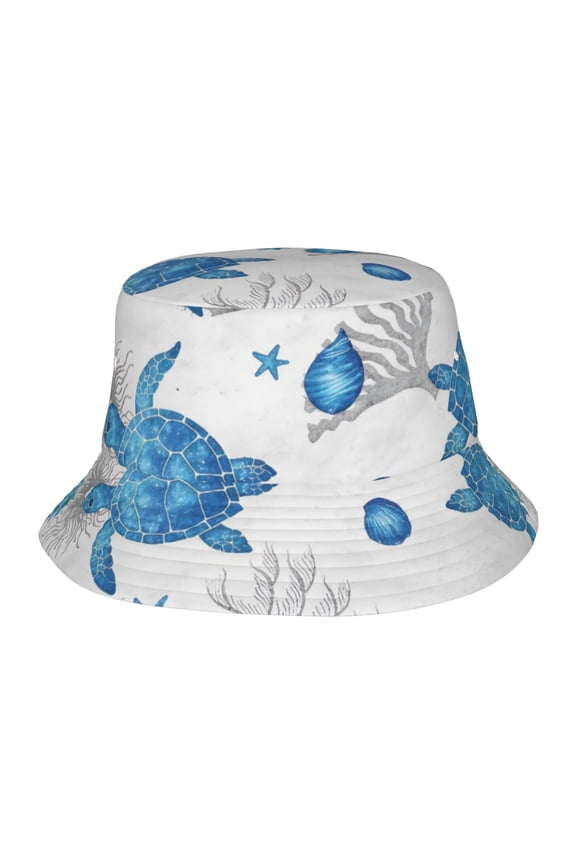 Sea Turtle Fisherman's Hat Lightweight and Breathable Sun Hat Suitable for Both Men and Women
