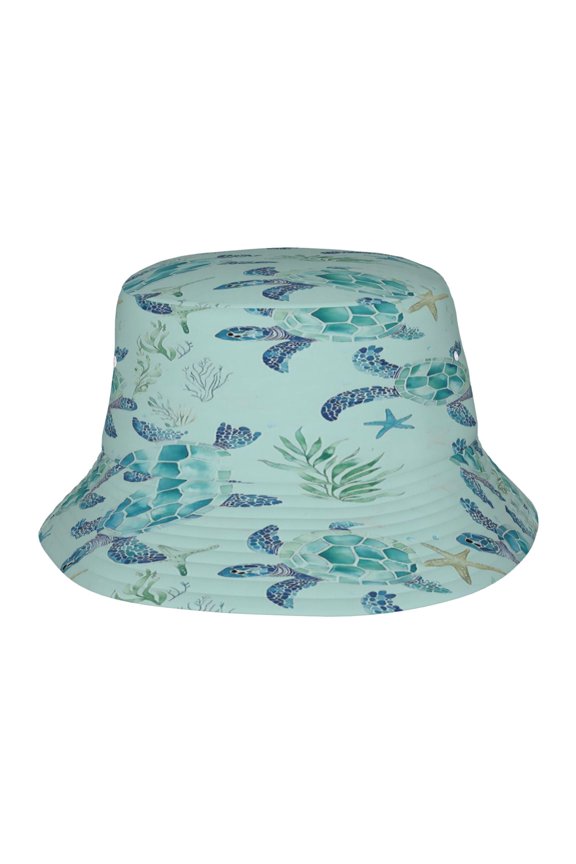 Sea Turtle Fisherman's Hat Lightweight and Breathable Sun Hat Suitable for Both Men and Women
