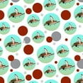 thumbnail image 1 of Sea Turtle Flying Premium Gift Wrap Wrapping Paper Roll, 1 of 4