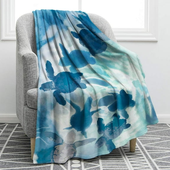 Sea Turtle Gifts for Adult Kids, Sea Turtle Blanket for Women Men, Christmas Birthday Valentine''s Day Gifts for Boys Girls Teens, Toys Gifts for Age 2 3 4 5 6 7 8 9 10 Year Old