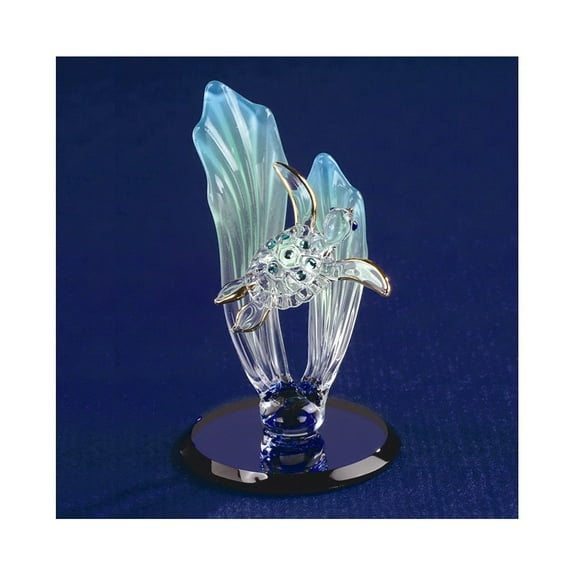 Sea Turtle Glass Figurine