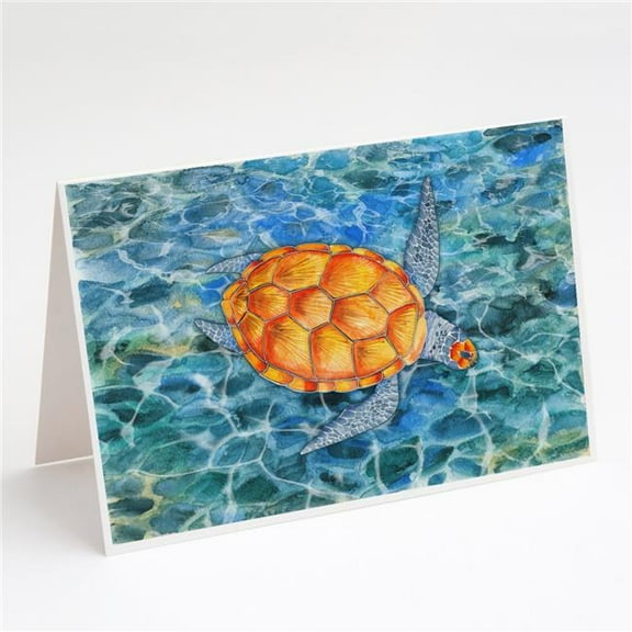 Sea Turtle Greeting Cards & Envelopes - Pack of 8