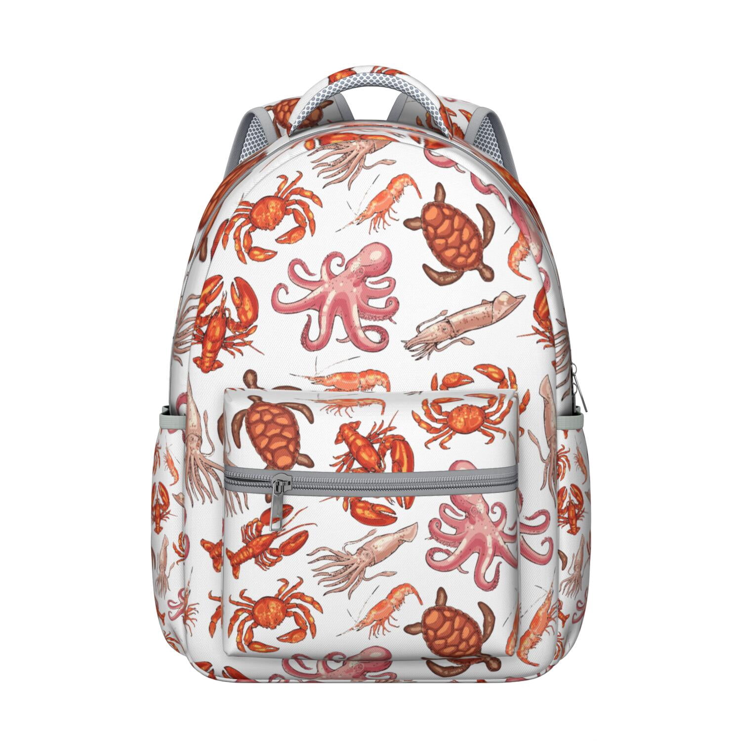 Sea Turtle Hawaiian Waterproof School Backpack - Ergonomic Student Backpack with Spinal Support & Breathable Straps for Teens & College Students