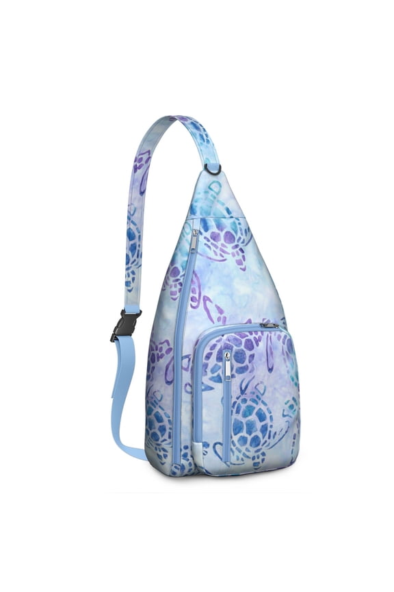 Sea Turtle Hiking Backpack – Boho Ocean Animal Daypack with Watercolor Hawaiian Turtle Design, Adjustable Straps, Durable Outdoor Backpack for Hiking, Camping, and Travel