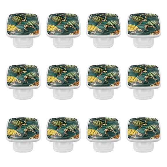 Sea Turtle Kitchen Cabinet Knobs 12 Pack Drawer Knobs Cabinet Hardware
