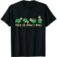 thumbnail image 1 of Sea Turtle Lover Kids This Is How I Roll Turtle T-Shirt, 1 of 5