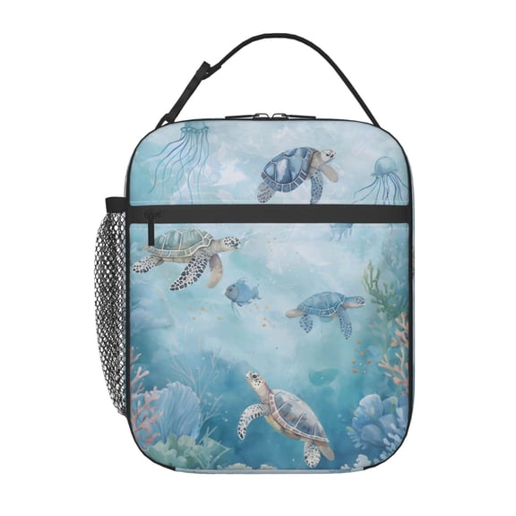 Sea Turtle Lunch boxs Portable Thermal Lunch Bags