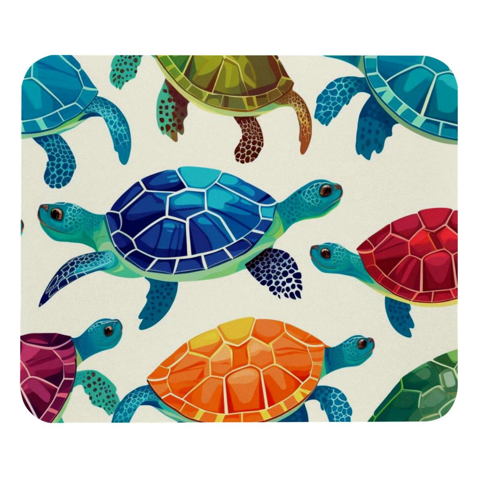 Sea Turtle Design Mouse Pad - Non-Slip Rubber Gaming Mousepad With Custom Printing