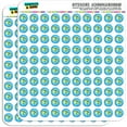 thumbnail image 1 of Sea Turtle Ocean Cute 200 1/2" (0.5") Planner Calendar Scrapbooking Crafting Stickers, 1 of 2