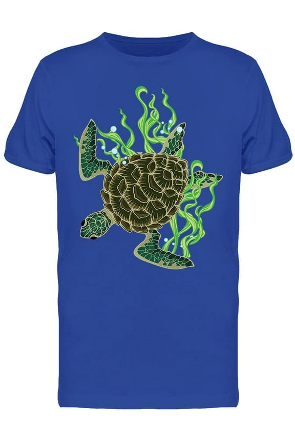 Sea Turtle Ocean T-Shirt Men -Image by Shutterstock, Male x-Large