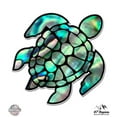 thumbnail image 1 of Sea Turtle Pearl Blue Green - 8" Vinyl Sticker - For Car Laptop I-Pad - Waterproof Decal, 1 of 1