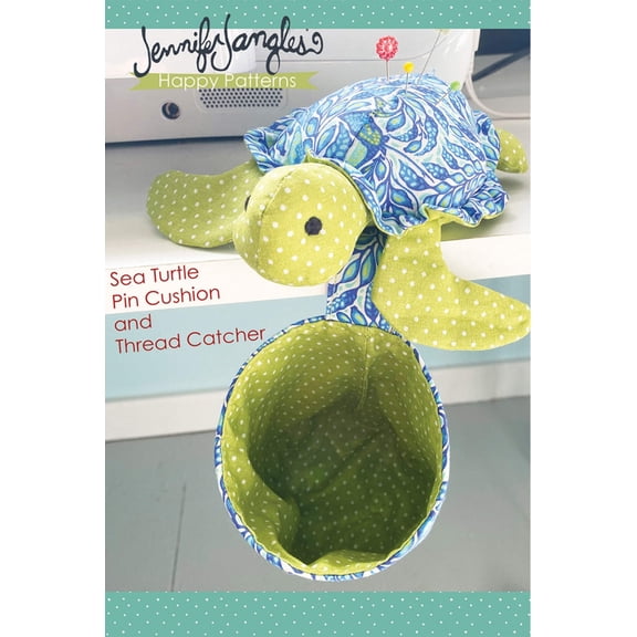 Sea Turtle Pin Cushion and Thread Catcher