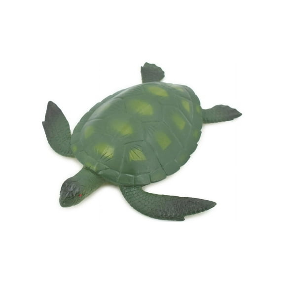 Sea Turtle, Plastic Turtle Design, Reptile, Hand Painted, Realistic, Figure, Educational, Lifelike, Model, Figurine, Replica, Toy, Kids, Gift, 8" F215 B369