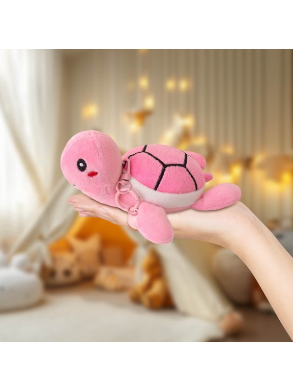 Sea Turtle Plush Hanging Ornament, Adorable Super Soft Stuffed Animal Pendant, Cute Turtle Charm For Bag, Keychain, Car, Home Decor & Gift