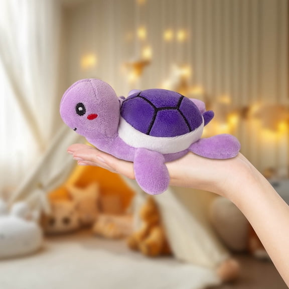 Sea Turtle Plush Stuffed Doll Soft Huggable Turtle Shaped Throw Pillow Multi-scene Home Sofa Decor Ornament for Bedroom Couch Holiday Housewarming Present