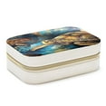 thumbnail image 1 of Sea Turtle Portable Velvet Jewelry Stand Organizer Box with Removable Compartment - Gift, Jewelry Display, 1 of 7