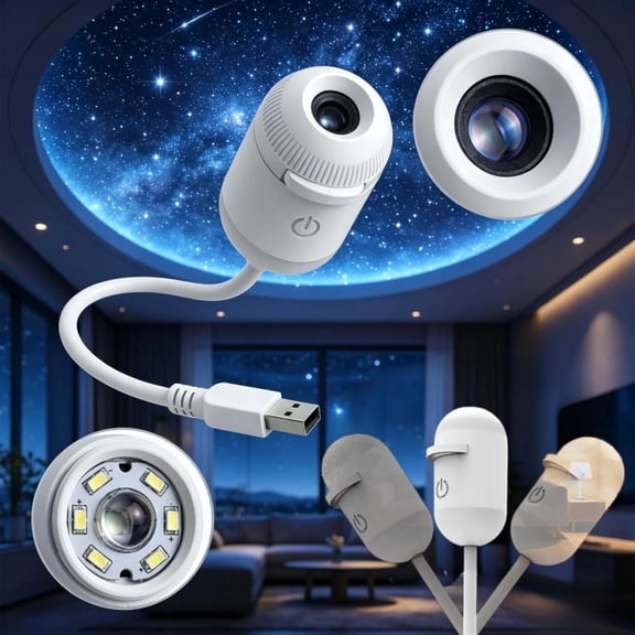 Sea Turtle Projector Night Light,2-in-1 USB Mini Projection 360 Rotating Marine Creature LED Projector for Car or Bedroom Ceiling Decoration,Turtle Gifts Sea Animal Love (10 Projection Films)
