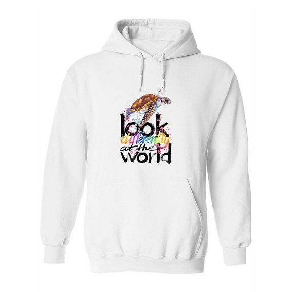Sea Turtle Quote Hoodie Women -Image by Shutterstock, Female XX-Large