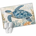 thumbnail image 1 of Sea Turtle Rectangle&nbsp;Area Rug&nbsp;2x3 ft Marine Animal Blue Gradient Washable Rugs for Living Room, Non Slip Soft Carpet for Bedroom Entryway Dining Room, 1 of 9