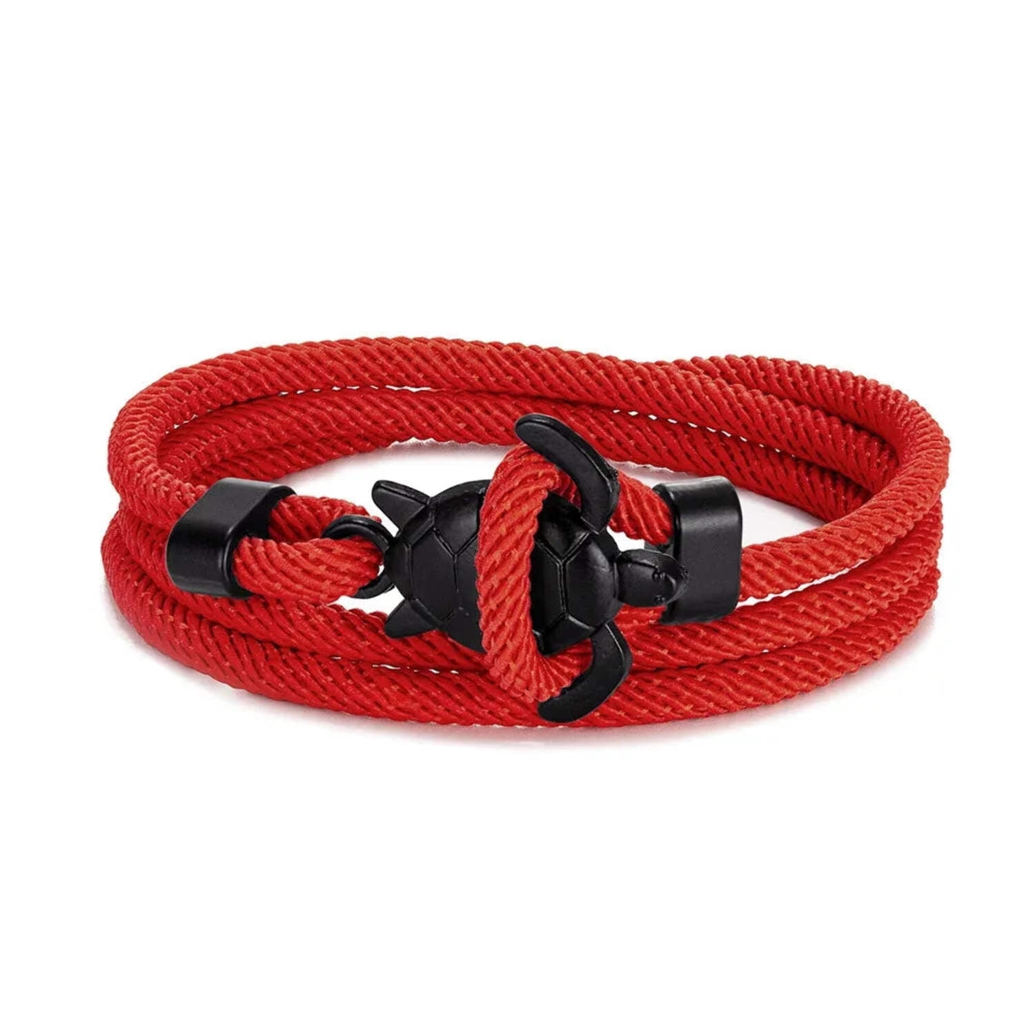 Sea Turtle Rope Bracelet Hand-Braided Dark Blue Viking Style - Walmart.com