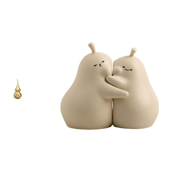 Sea Turtle Sculpture Brass Gourd Statue Ceramic Bookend Mini Ornament for Home Office Desktop Decoration