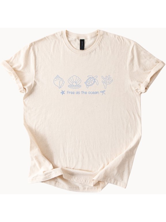 Sea Turtle Shell Ocean Beach Lover T-Shirt