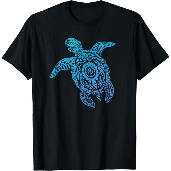 Sea Turtle Shirt - Native Hawaiian Tshirt - Hawaiian Tribal T-Shirt