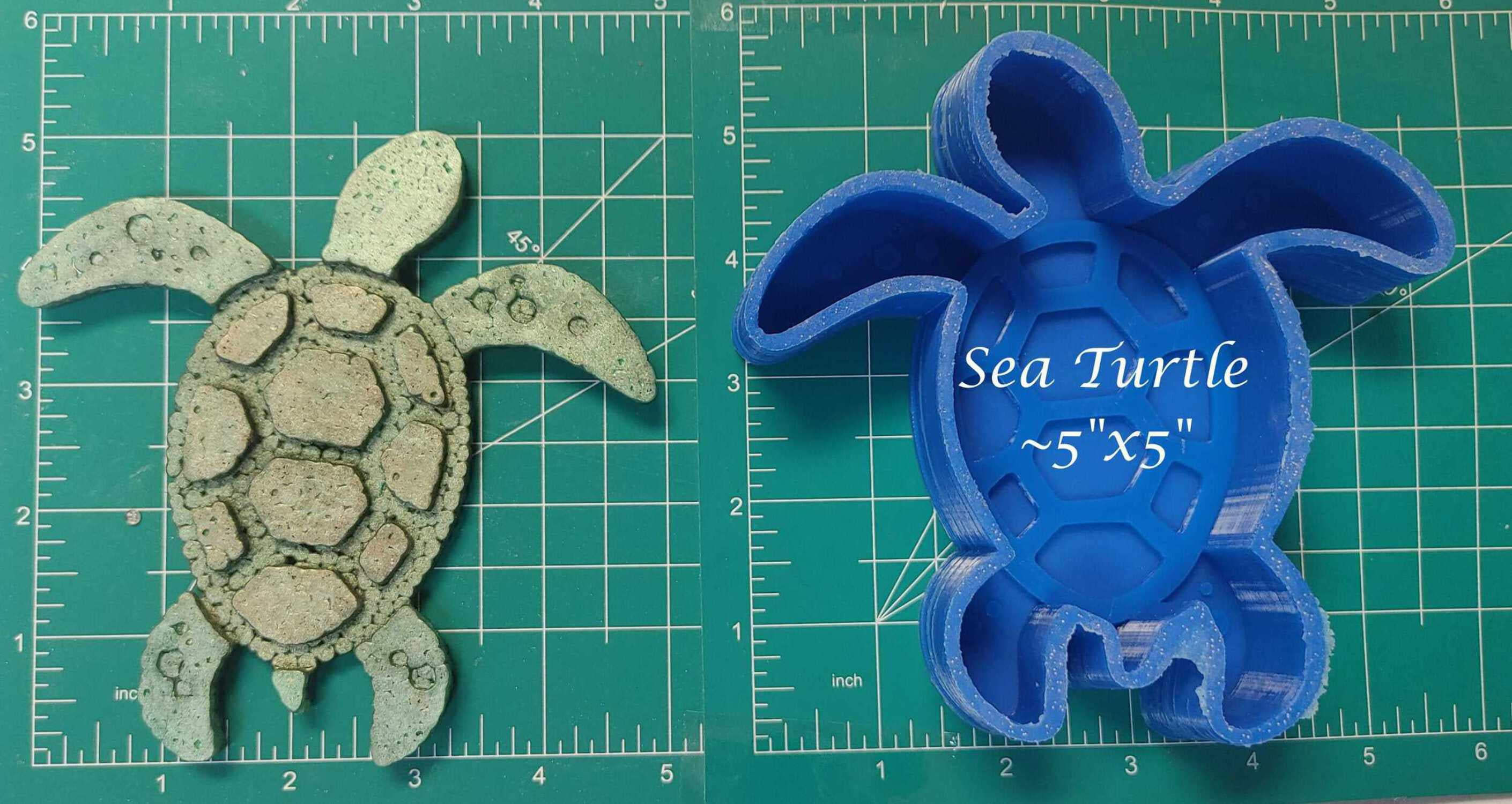 Sea Turtle Silicone Freshie Mold