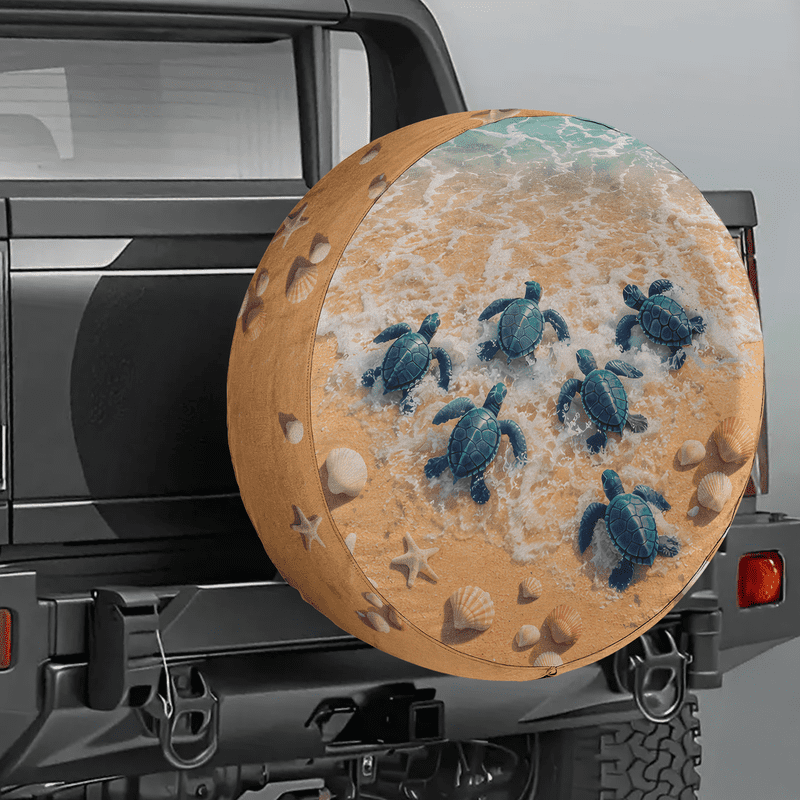 Sea Turtle Spare Tire Cover Without Backup Camera Hole 6 Sizes (32 in ...