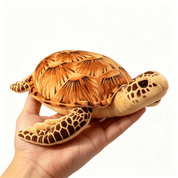 Sea Turtle Stuffed Animal-Realistic Design Cuddle Soft Turtle Throw Pillow for Kids Room Decor Birthday Gift