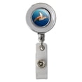 thumbnail image 1 of Sea Turtle Swimming in Ocean Retractable Reel Chrome Badge ID Card Holder Clip, 1 of 3