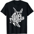 thumbnail image 1 of Sea Turtle Tortoise I Like Turtles T-Shirt, 1 of 5