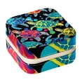 thumbnail image 1 of Sea Turtle Travel Portable Square Jewelry Box Organizer Earring Necklace Bracelet Holder Decorative Display Case Stand Storage Box, 1 of 6