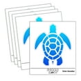 thumbnail image 1 of Sea Turtle Tribal Car Window Bumper Water Bottle Phone Tablet Laptop Waterproof Vinyl Decal Sticker Set 5-Pack - Gloss Finish - 5.0", 1 of 7