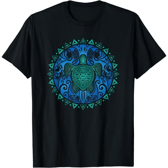 Sea Turtle Tribal Hawaiian Hawaii Turtles Lover Gift Unisex T-Shirt for Men Women