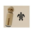 thumbnail image 1 of Sea Turtle Tribal Rubber Stamp for Scrapbooking Crafting Stamping - Mini 1/2 Inch, 1 of 7