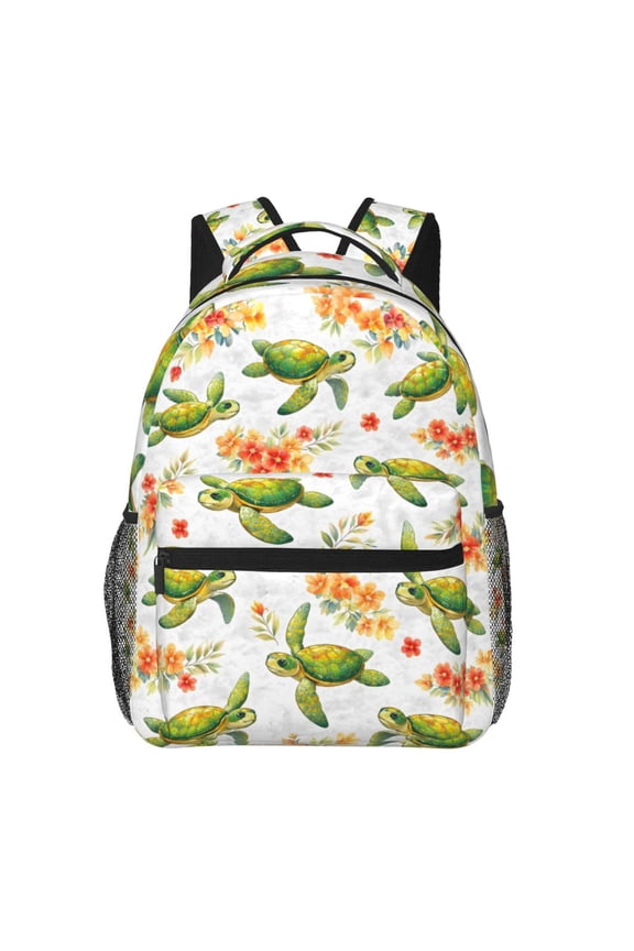 Sea Turtle Tropical Backpack Lightweight Rucksack Travel Bag for Men and Women