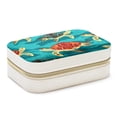 thumbnail image 1 of Sea Turtle Velvet Portable Decorative Box with Removable Compartment - Jewelry Stand, Necklace Organizer, and Gift, 1 of 7