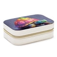 thumbnail image 1 of Sea Turtle Velvet Portable Storage Box with Removable Compartment: Display Case, Jewelry Box, and Jewelry Stand - Gift, 1 of 7